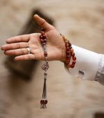 ⁦سبحه عقيق اصلي طراز فريد يصمم بالاسم⁩ - الصورة ⁦3⁩