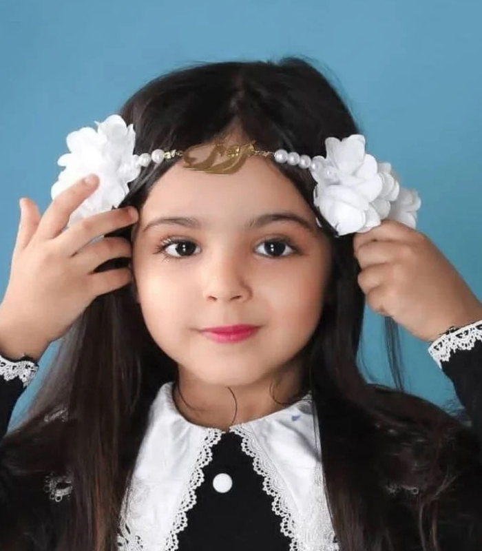 22 طوق ورد للاطفال - مع الؤلؤء - الصورة 1