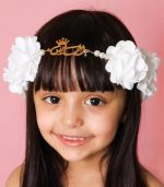 ⁦طوق ورد أطفال بالاسم حسب اختيارك⁩ - الصورة ⁦2⁩