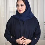 عباية كريب مميزة بتصميم راقي