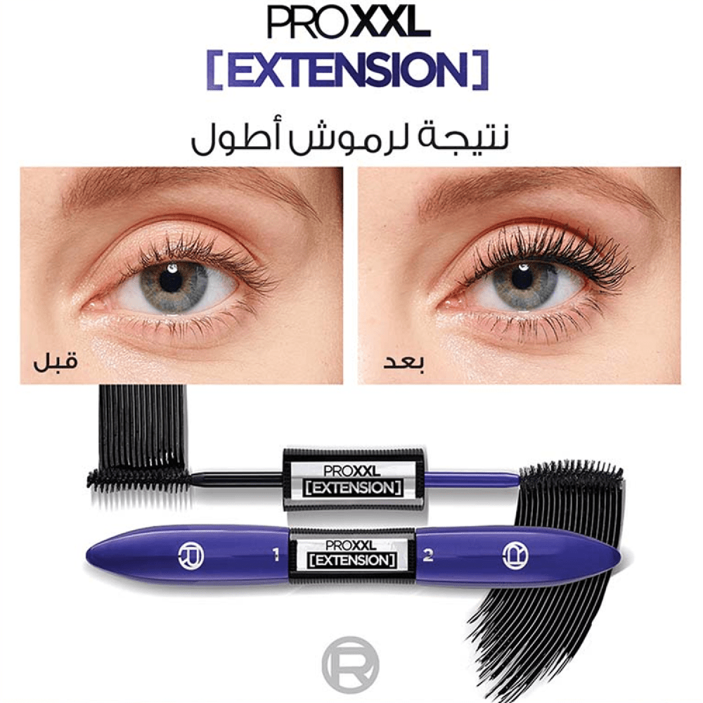 0a45af71-fd70-42b6-8dcc-97c04df56ecd-1000x1000-bufx8bSaPDkJz6VtHCjFLRg3zIDV11Mf4NXjyd56.png ماسكرا اكس اكس ال اكستينشن من لوريال باريس برو - الصورة 1