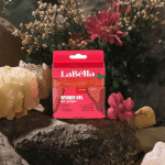 اسفنجة معبأة بجل الاستحمام قابلة لإعادة الاستخدام من لابيلا - بالفراولة