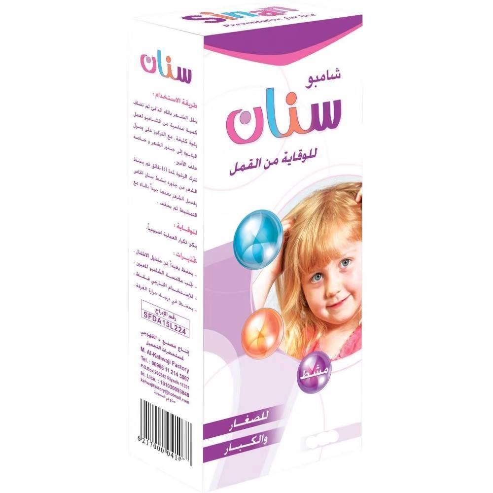 3ecf3314-4857-48c0-962b-a9c4e2d01cdb-1000x1000-Mdk3n9dYBY5CVxln4hzaf0nKGV2ipYA5Yju6DQhb.jpg شامبو سنان للوقاية من القمل - 225 مل - الصورة 1