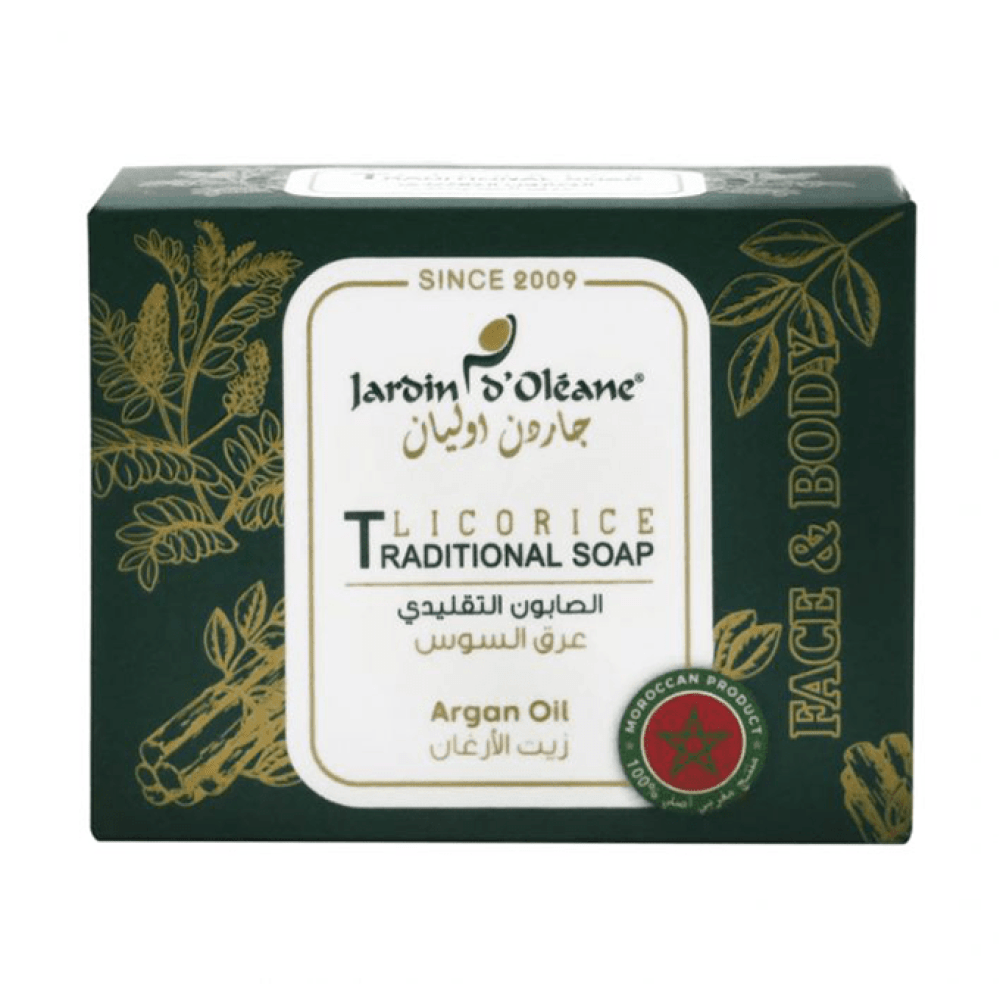 93e510eb-f5b9-4683-af35-adf480e3c85f-1000x1000-fEjpZiwL78VmDhBruYDbAqf3YcBMbzVeo96Xx33N.png الصابون التقليدي بعرق السوس من جاردن اوليان - 100جم - الصورة 1